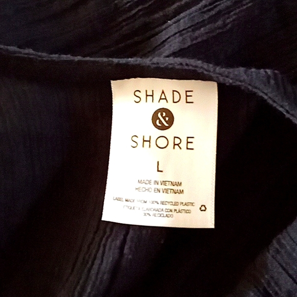 Shade&Shore Sheer Black Tieback Swimsuit Cover-Up - Picture 6 of 6